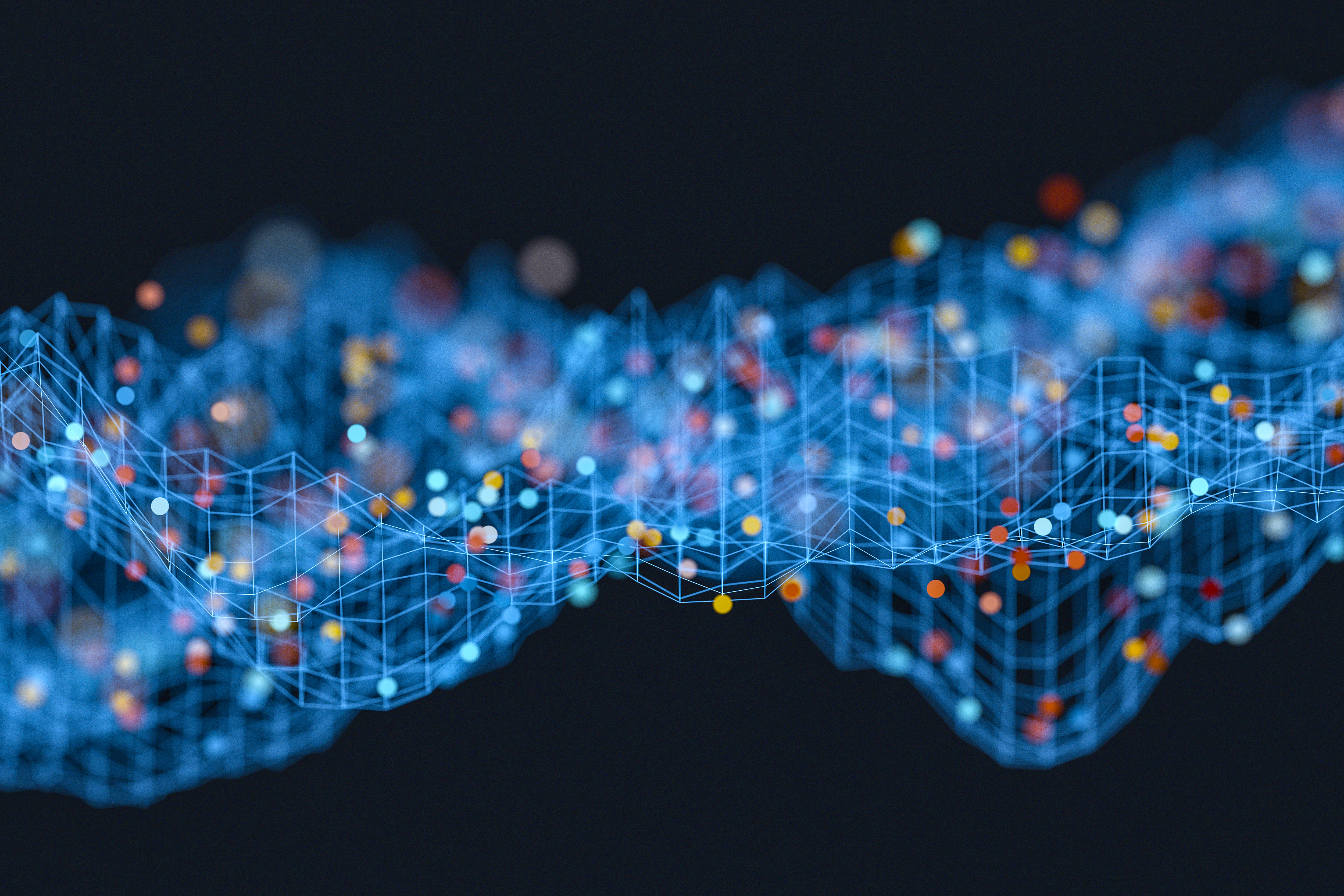 Abstract image of energy waves